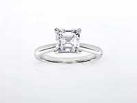 14 kt witgouden ring met 2,0 ct laboratoriumgekweekte diamant (maat-eu-54) - afbeelding 1 van  7