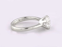 14 kt witgouden ring met 2,0 cts ronde laboratoriumgekweekte diamant (maat-eu-54) - afbeelding 2 van  8