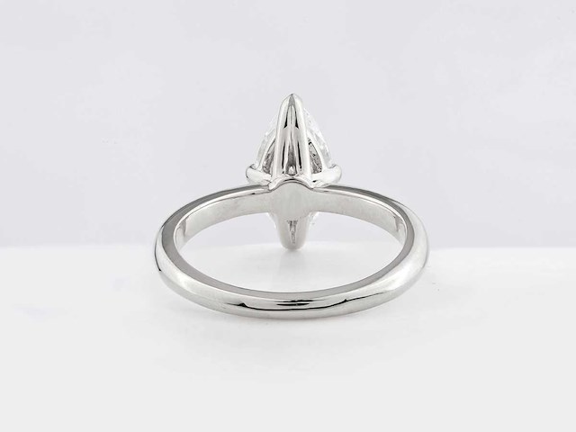 14 kt witgouden ring met 2.01cts lab grown diamond - afbeelding 4 van  7