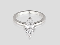 14 kt witgouden ring met 2.01cts lab grown diamond - afbeelding 5 van  7