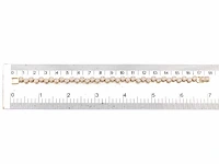 14 kt yellow gold bracelet with 4.09cts lab grown diamonds - afbeelding 8 van  9