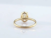 14 kt yellow gold ring with 2.0 cts lab grown diamond (size-eu-55) - afbeelding 4 van  7