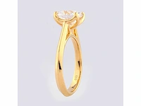 14 kt yellow gold ring with 2.0cts lab grown diamond (size-eu-54) - afbeelding 2 van  11