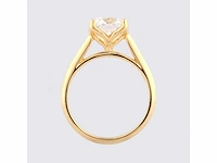 14 kt yellow gold ring with 2.0cts lab grown diamond (size-eu-54) - afbeelding 11 van  11