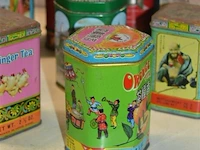 ±14 oude ijzeren doosjes china - afbeelding 5 van  7