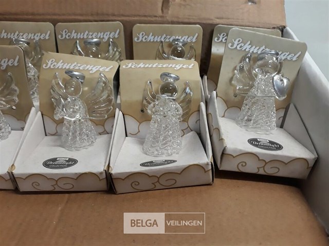 14 x engeltje uit glas 5 cm - afbeelding 3 van  3