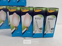 14 x gloeilamp kaars e14 40w kleur flame - afbeelding 3 van  3