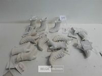 14 x hangdeco laars wit 8 cm - afbeelding 2 van  3