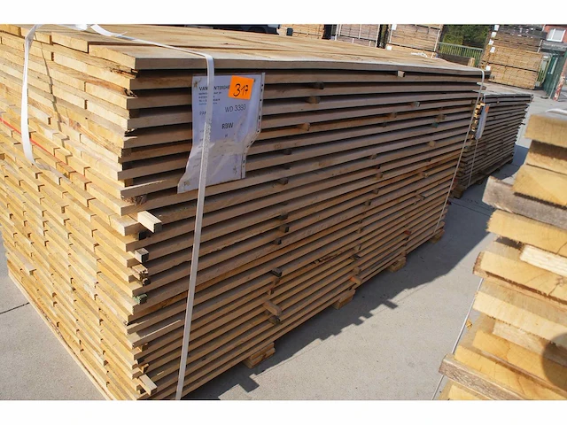 1,40 m³ eiken planken 22mm - afbeelding 1 van  4