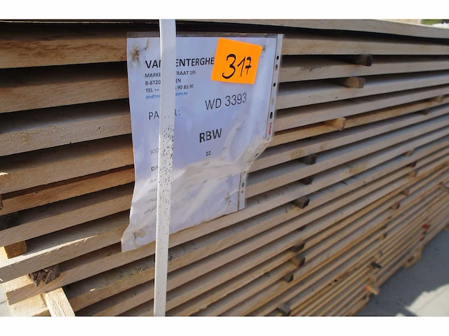 1,40 m³ eiken planken 22mm - afbeelding 2 van  4
