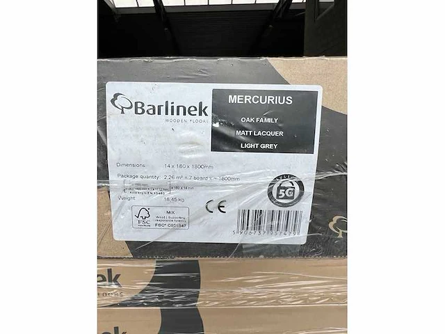 140,12m2 eiken mercurius meerlaags parket, 1800x180x14mm - afbeelding 5 van  6
