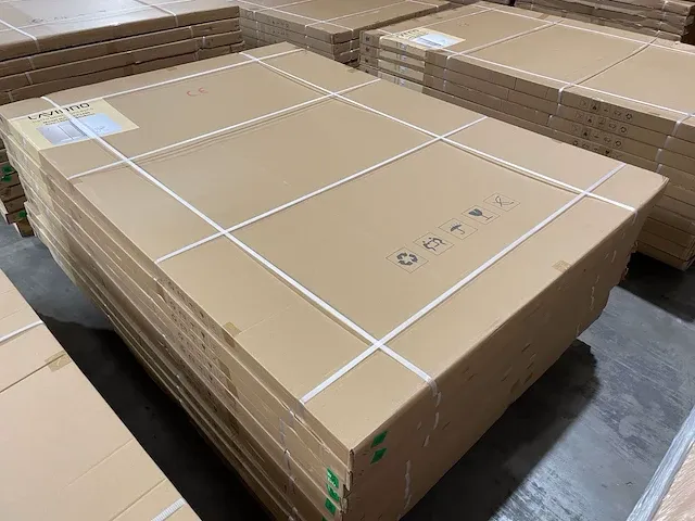 140x200 kare inloopdouche met mat zwart frame - afbeelding 6 van  6
