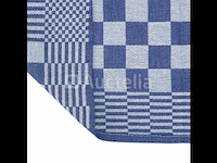 144x prof. horeca theedoek 72x zwart & 72x blauw - 65x65cm - afbeelding 4 van  4
