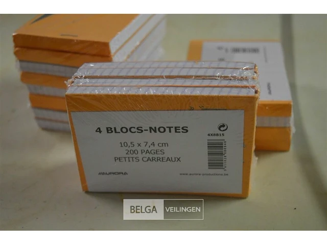 ±144x4st nota boekjes 10,5x7,4cm - afbeelding 2 van  3