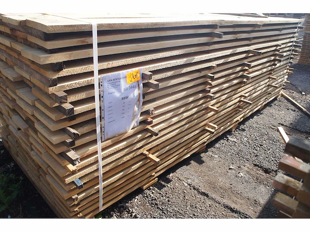1,45 m³ eiken planken 22mm - afbeelding 1 van  4
