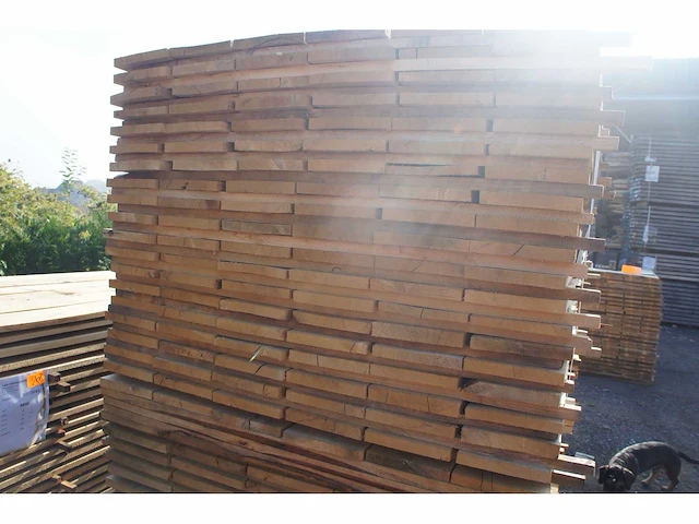 1,45 m³ eiken planken 22mm - afbeelding 3 van  4