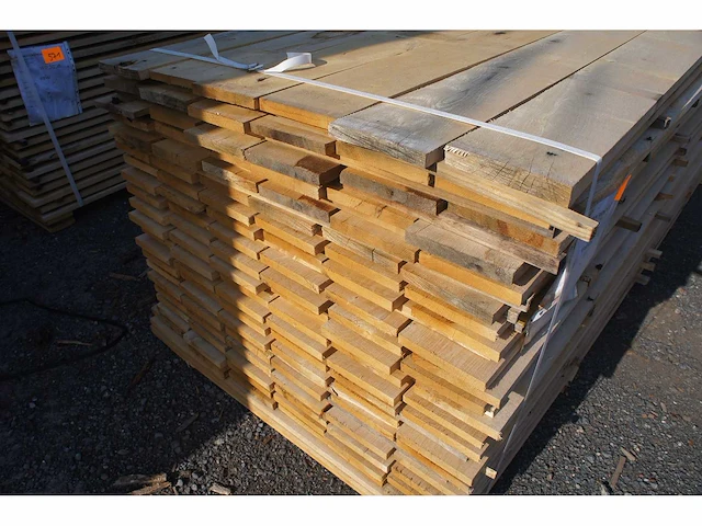 1,45 m³ eiken planken 22mm - afbeelding 3 van  4