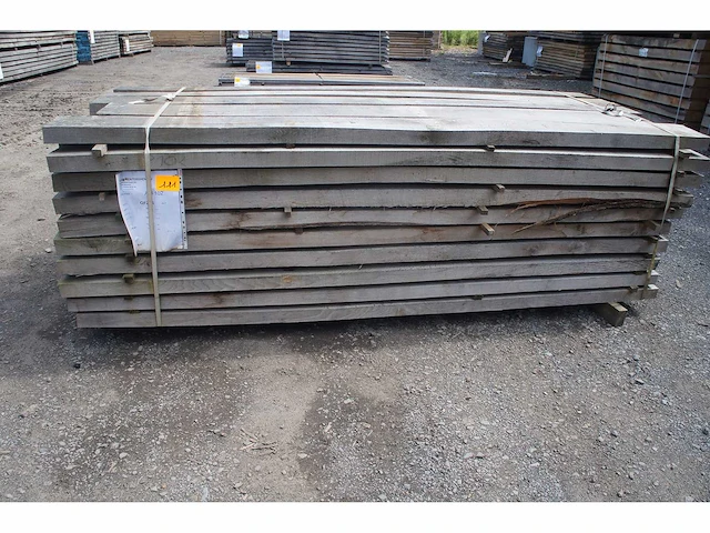 1,46 m³ eiken planken 54mm - afbeelding 1 van  4