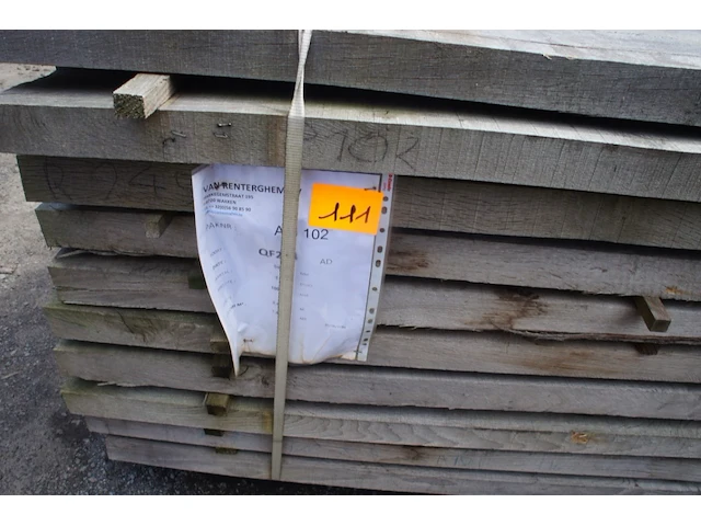 1,46 m³ eiken planken 54mm - afbeelding 2 van  4