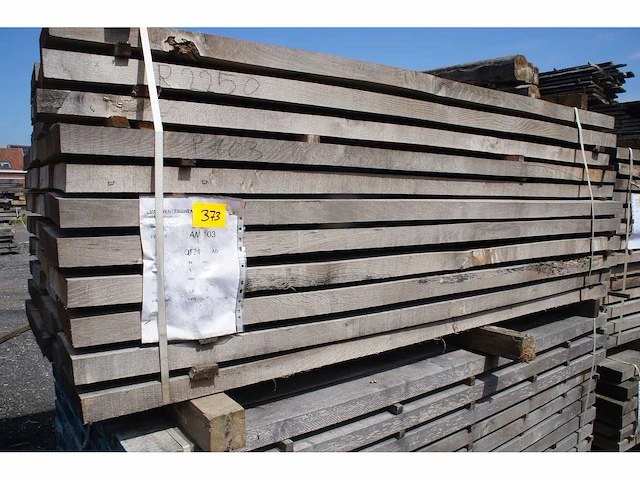1,47 m³ eiken planken 54mm - afbeelding 1 van  4