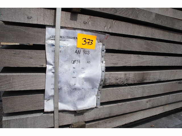 1,47 m³ eiken planken 54mm - afbeelding 2 van  4
