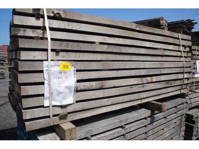 1,47 m³ eiken planken 54mm - afbeelding 1 van  4
