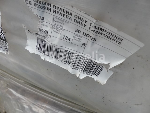 148 verkoop van 60x60 keramische tegels grey riviera - afbeelding 2 van  6