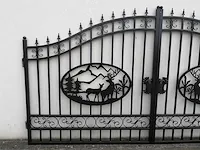 14ft deer design gate - tuinhek - afbeelding 5 van  8