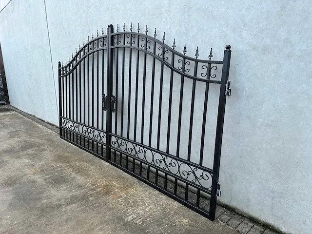 14ft plain design gate - tuinhek - afbeelding 5 van  6