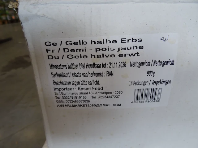 14x 12kg gele halve erwt - afbeelding 6 van  6