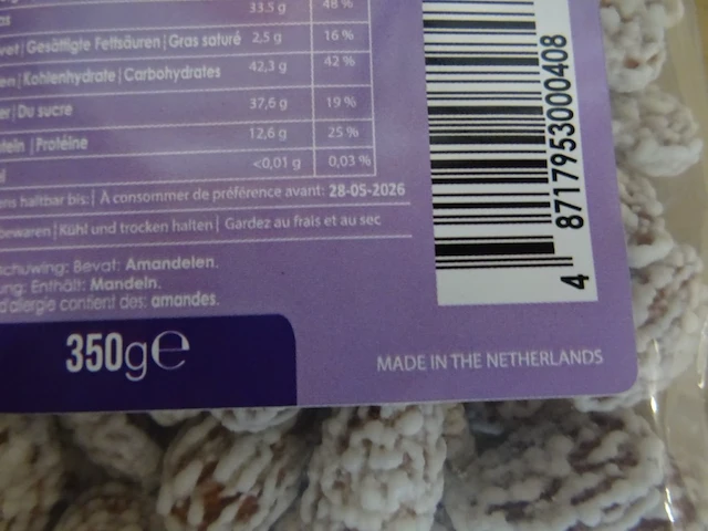 14x doos suiker amandelen ansari food - afbeelding 5 van  6