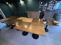 14x houten tafel - afbeelding 3 van  4