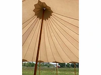 14x20m ivoor sailcloth tentzeil - afbeelding 1 van  2