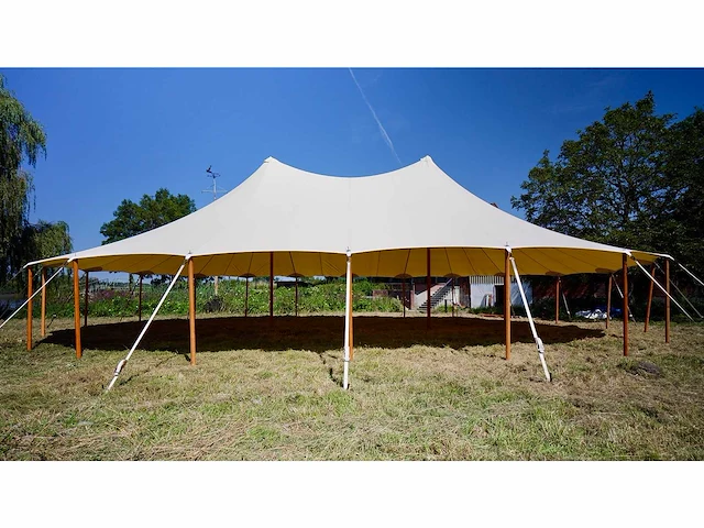 14x20m ivoor sailcloth tentzeil - afbeelding 1 van  4