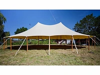 14x20m ivoor sailcloth tentzeil - afbeelding 1 van  4