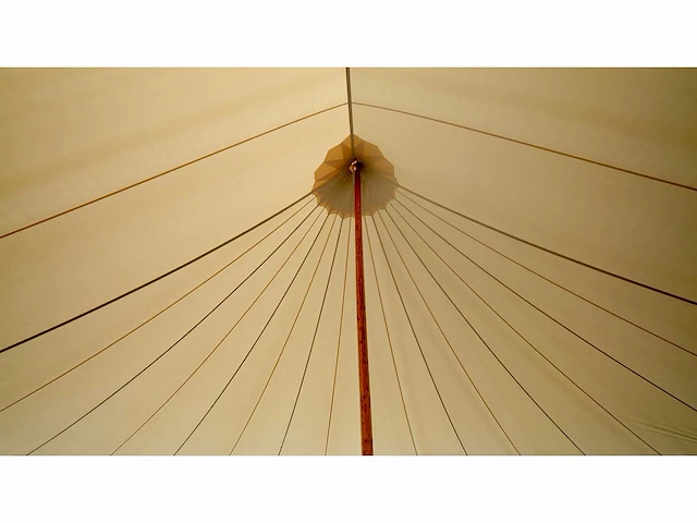 14x20m ivoor sailcloth tentzeil - afbeelding 3 van  4
