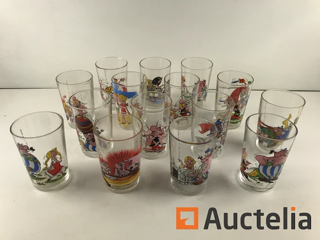 15 asterix glazen - afbeelding 4 van  5