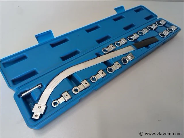 15 delige v-snaar spanner set - afbeelding 1 van  6