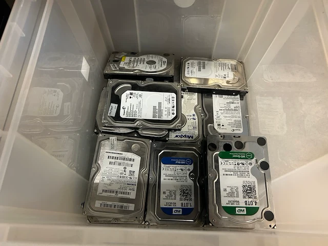 15 diverse harddrives - afbeelding 1 van  4