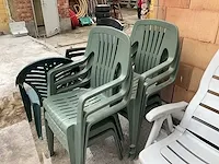 15 diverse tuinstoelen+tuinbank - afbeelding 4 van  7