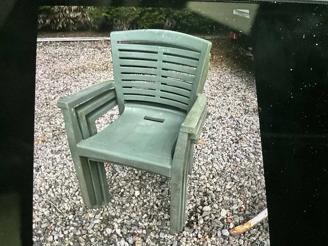 15 diverse tuinstoelen+tuinbank - afbeelding 6 van  7