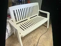 15 diverse tuinstoelen+tuinbank - afbeelding 7 van  7