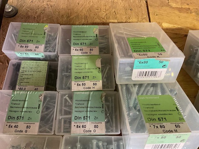 15 dozen houtdraadbouten - afbeelding 4 van  4