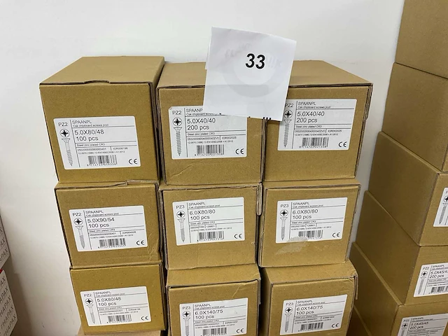 15 dozen houtschroeven - afbeelding 2 van  5