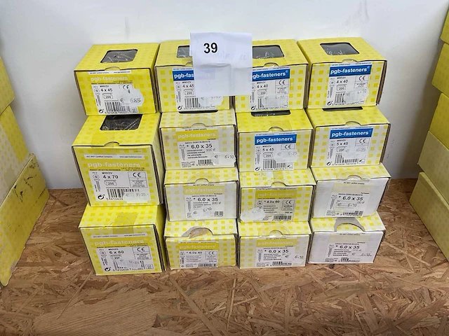 15 dozen houtschroeven - afbeelding 1 van  4