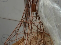 ±15 dozen x 1st design lamp draad koper 52x46x56 cm - afbeelding 2 van  4