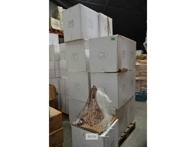 ±15 dozen x 1st design lamp draad koper 52x46x56 cm - afbeelding 3 van  4