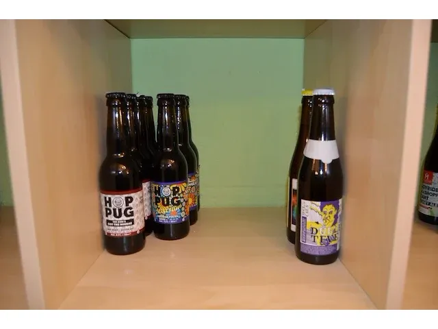15 fl. bier st.hubertus hop 33cl, 6 fl. de maeght van gottem 33cl, 4 fl. de bie velo bier 33cl, 2 fl. dormaal new tildonk 33cl, 3 fl. zurre kriek 33cl, 7 fl. julia sunny joy 33cl, 5 fl. the birth 33cl - afbeelding 6 van  30