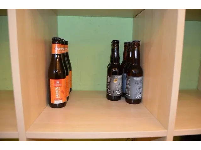 15 fl. bier st.hubertus hop 33cl, 6 fl. de maeght van gottem 33cl, 4 fl. de bie velo bier 33cl, 2 fl. dormaal new tildonk 33cl, 3 fl. zurre kriek 33cl, 7 fl. julia sunny joy 33cl, 5 fl. the birth 33cl - afbeelding 7 van  30
