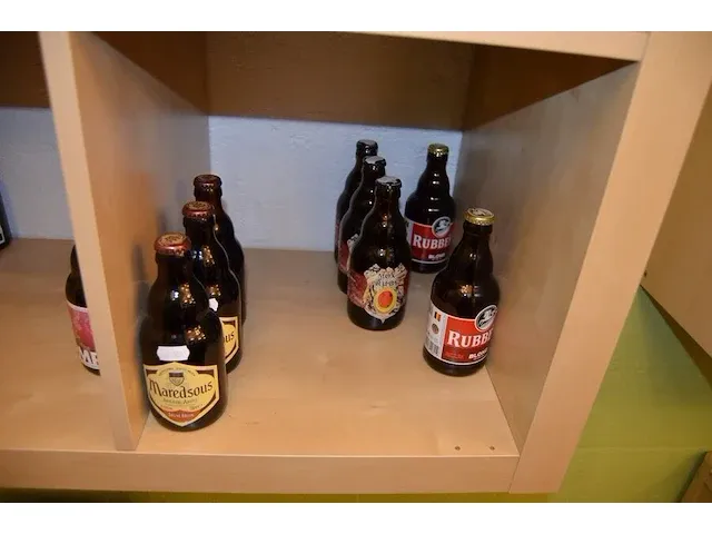 15 fl. bier st.hubertus hop 33cl, 6 fl. de maeght van gottem 33cl, 4 fl. de bie velo bier 33cl, 2 fl. dormaal new tildonk 33cl, 3 fl. zurre kriek 33cl, 7 fl. julia sunny joy 33cl, 5 fl. the birth 33cl - afbeelding 10 van  30